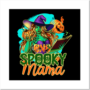 One Spooky Mama Halloween Posters and Art